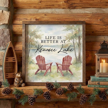 Wakaw Lake House Sign | Life Is Better at the Lake