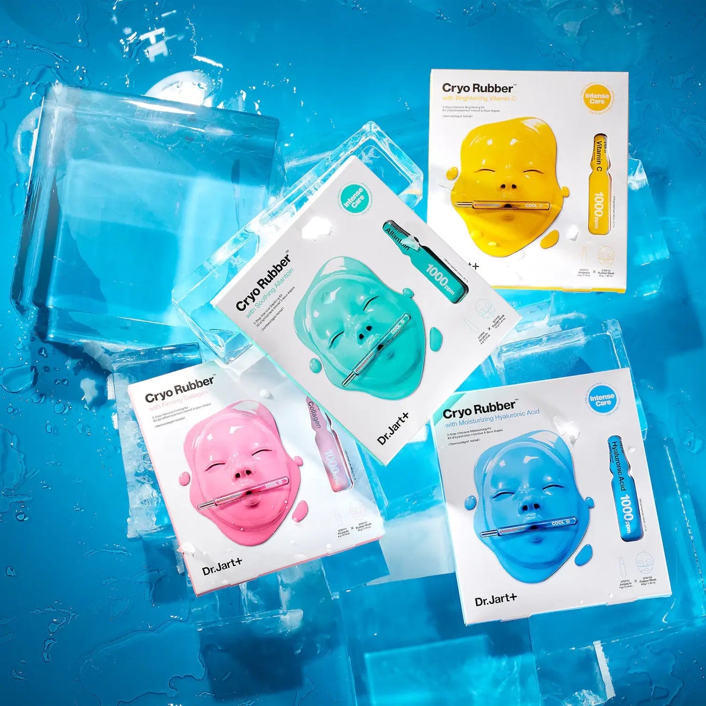 DR.JART+ CRYO RUBBER MASK, 4 TYPES: Blue (Moisturizing)