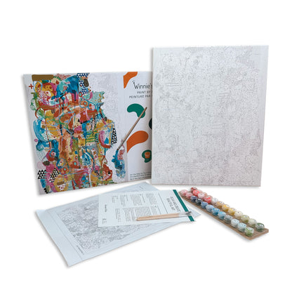 Floral bouquet - Framed paint by numbers for Adults