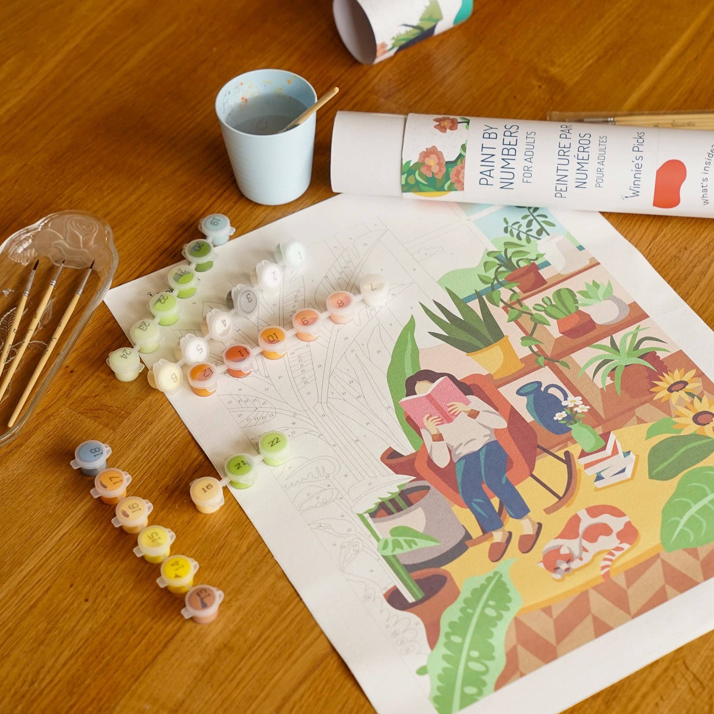 Cozy Reading - Paint by Numbers gift - Graduation Gifts 2025