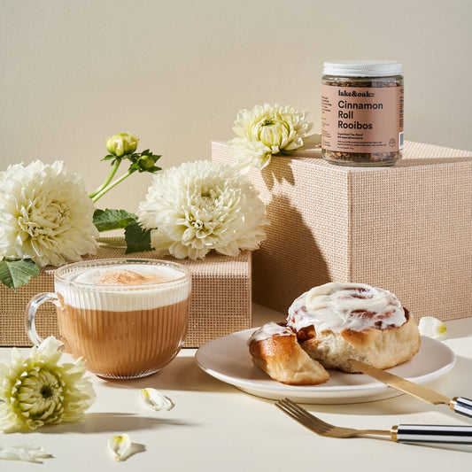 Cinnamon Roll Rooibos - Superfood Tea Blend: Retail Glass Jar
