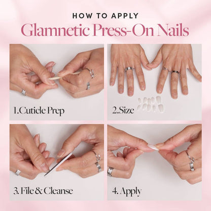 Lilac Press-On Nails|Short Round Shape|Spring Press on Nails