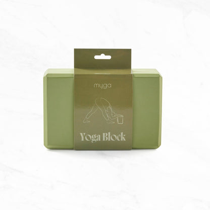 Foam Yoga Block - Moss