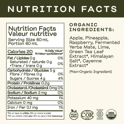 Greenhouse Pick-Me-Up Wellness Shot for Energy: Twelve Pack