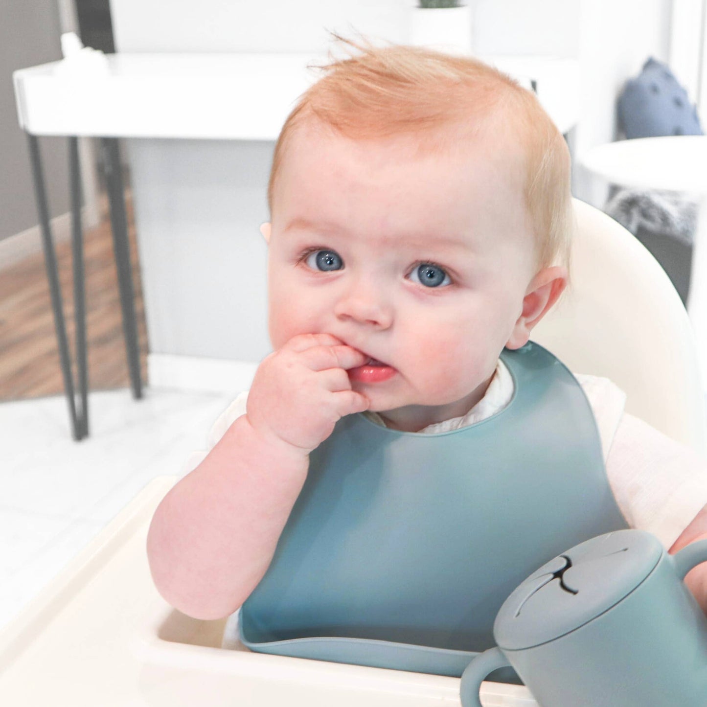 Silicone Bib - Almond: Almond