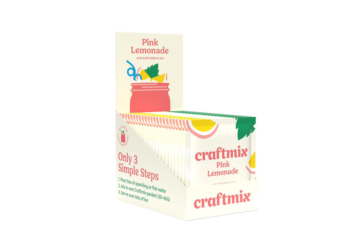 Pink Lemonade Cocktail / Mocktail Mixer