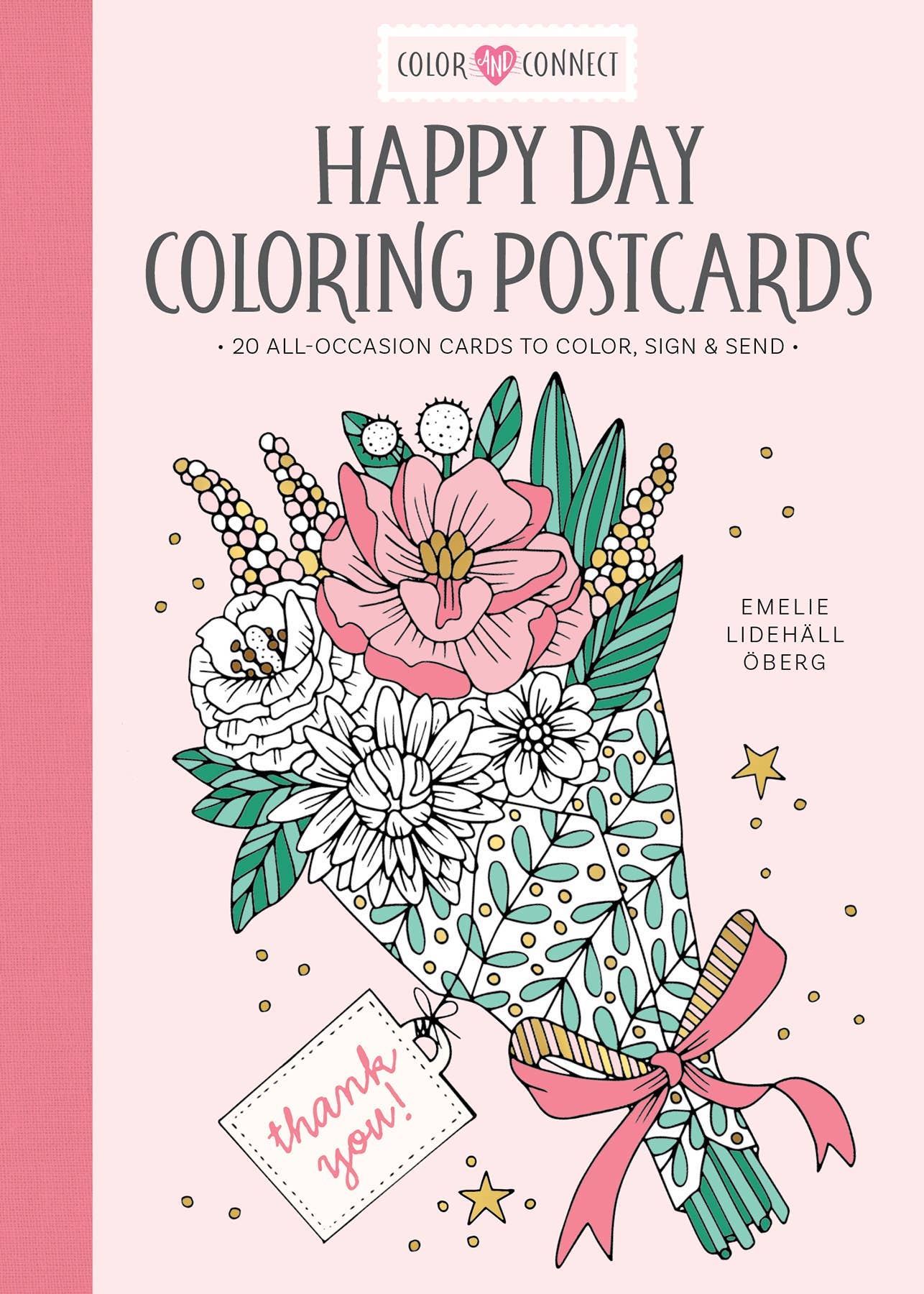 Happy Day Coloring Postcards