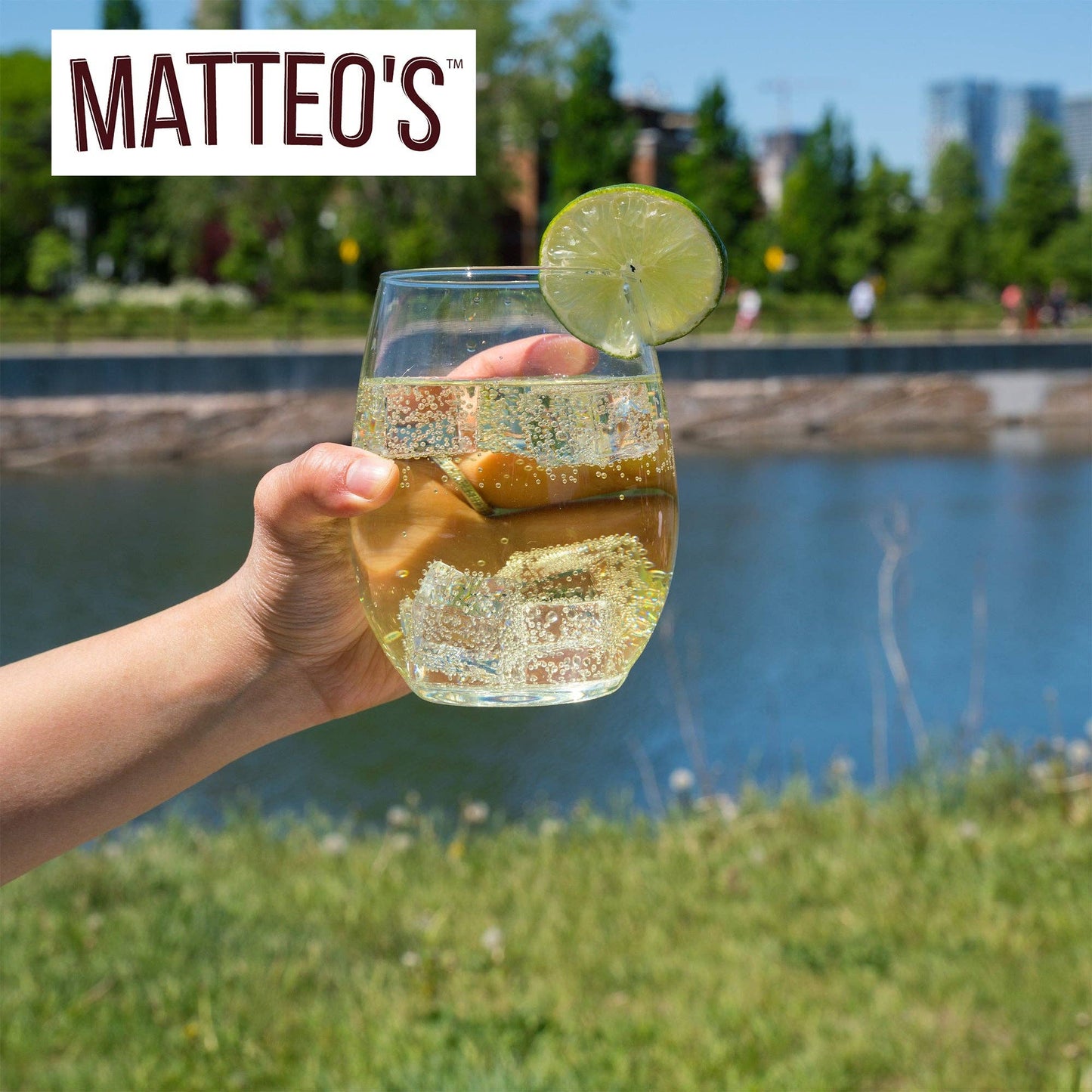 Matteo's Cocktail Mixes - Simple Syrup - Delicious Cocktail Mixers, Premium Bartender Style Cocktails: 1 Bottle