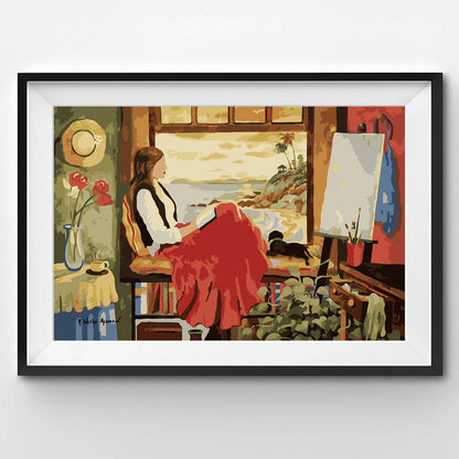She's an artist - Paint by Numbers Kit - Summer 2025 Gift
