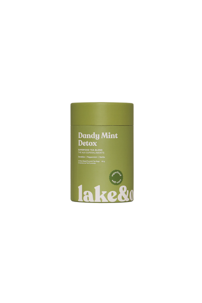 Dandy Mint Refresh -  Superfood Tea Blend: Retail Glass Jar