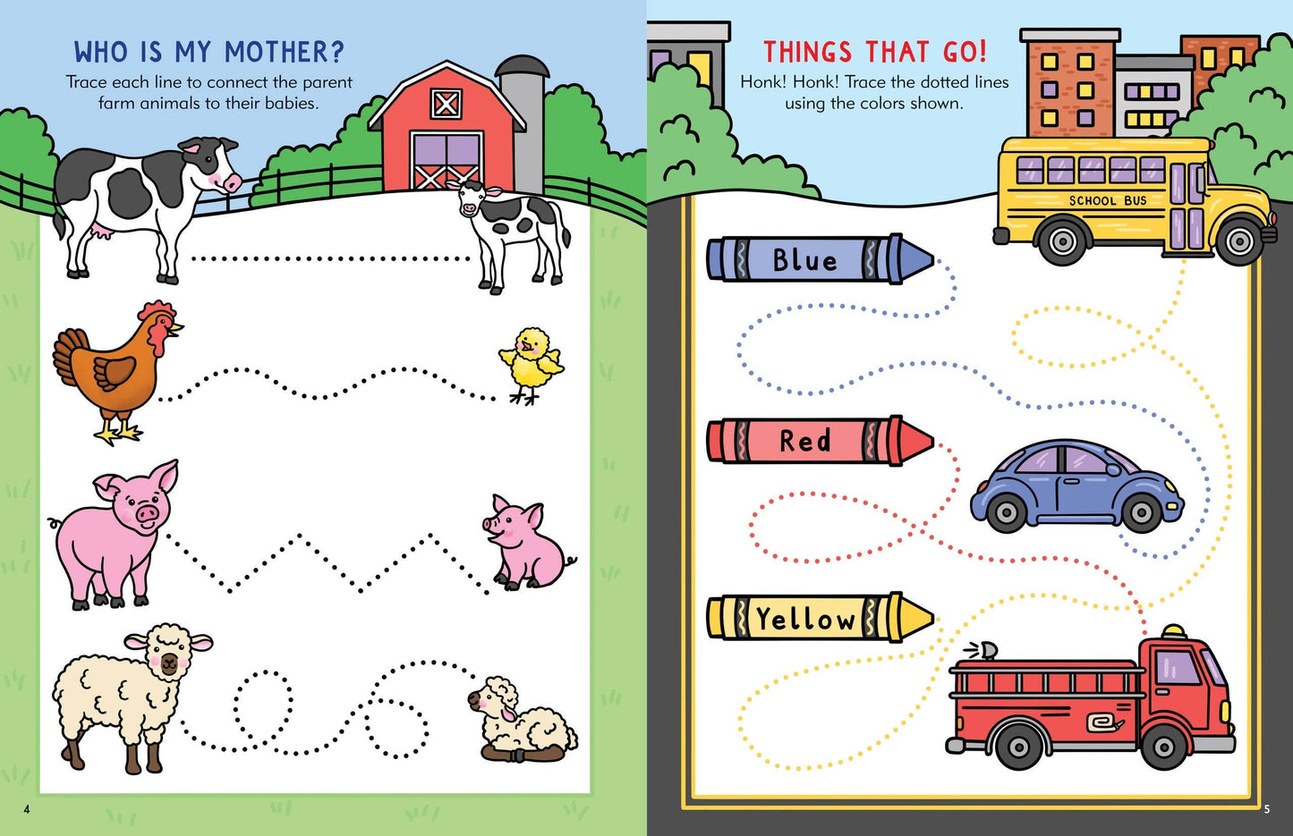 ABC 123 Preschool Activity Book