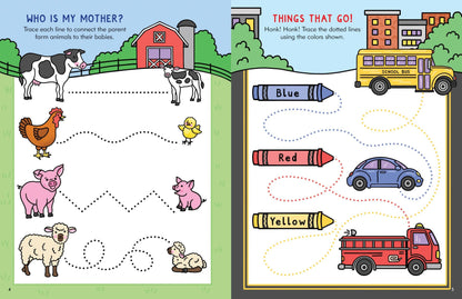 ABC 123 Preschool Activity Book