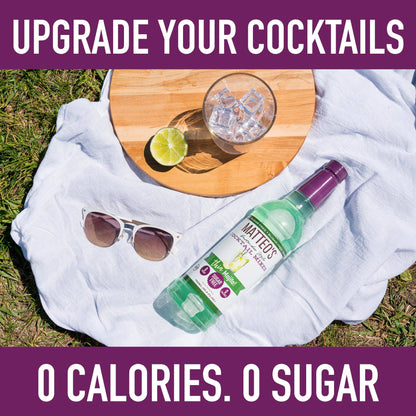 Matteo's Sugar Free Cocktail Mixes - Cosmopolitan - Delicious Cocktail Mixers, 0 Calories, 0 Sugar Cocktails, Keto Friendly Drinks: 1 Bottle
