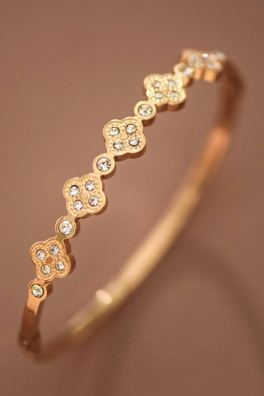 18K Gold Plated Waterproof Stainless Steel Bangle