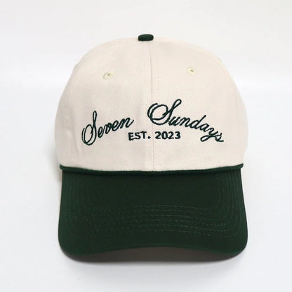 Seven Sundays Dad Hat -Green