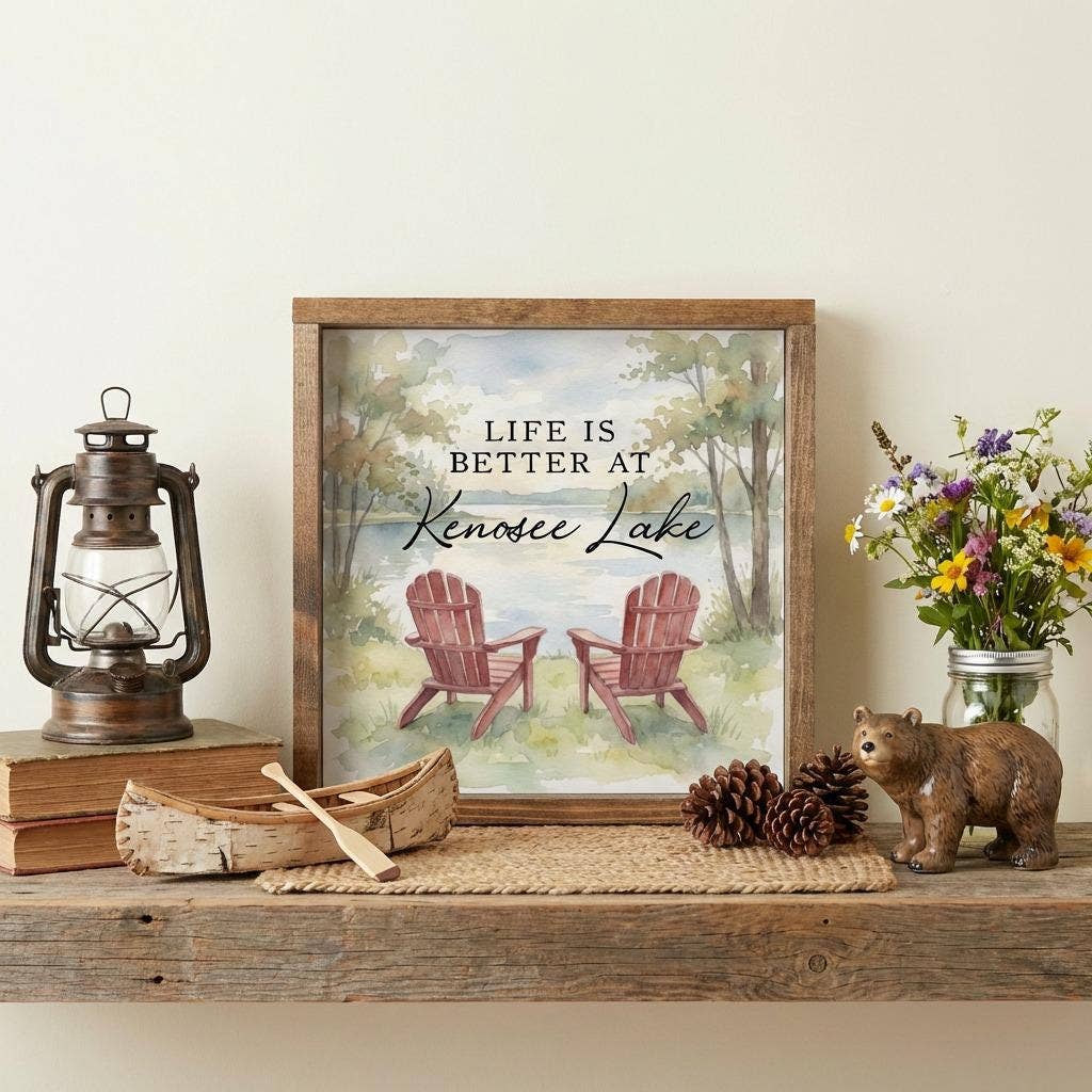 Wakaw Lake House Sign | Life Is Better at the Lake