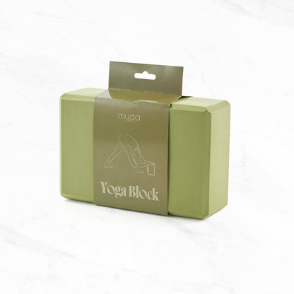 Foam Yoga Block - Moss