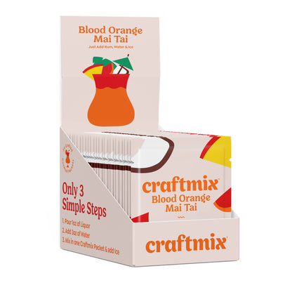 Blood Orange Mai Tai Cocktail / Mocktail Mixer