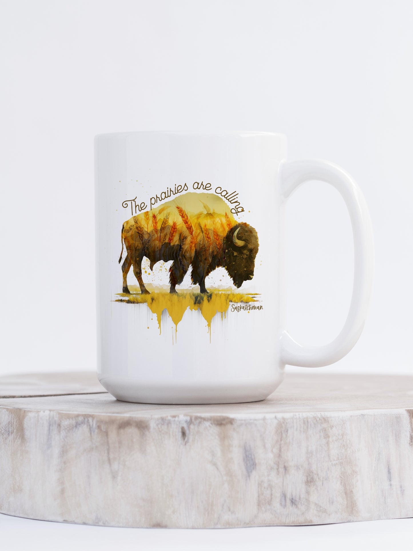 The Prairies Are Calling Coffee Mug | Saskatchewan Mug