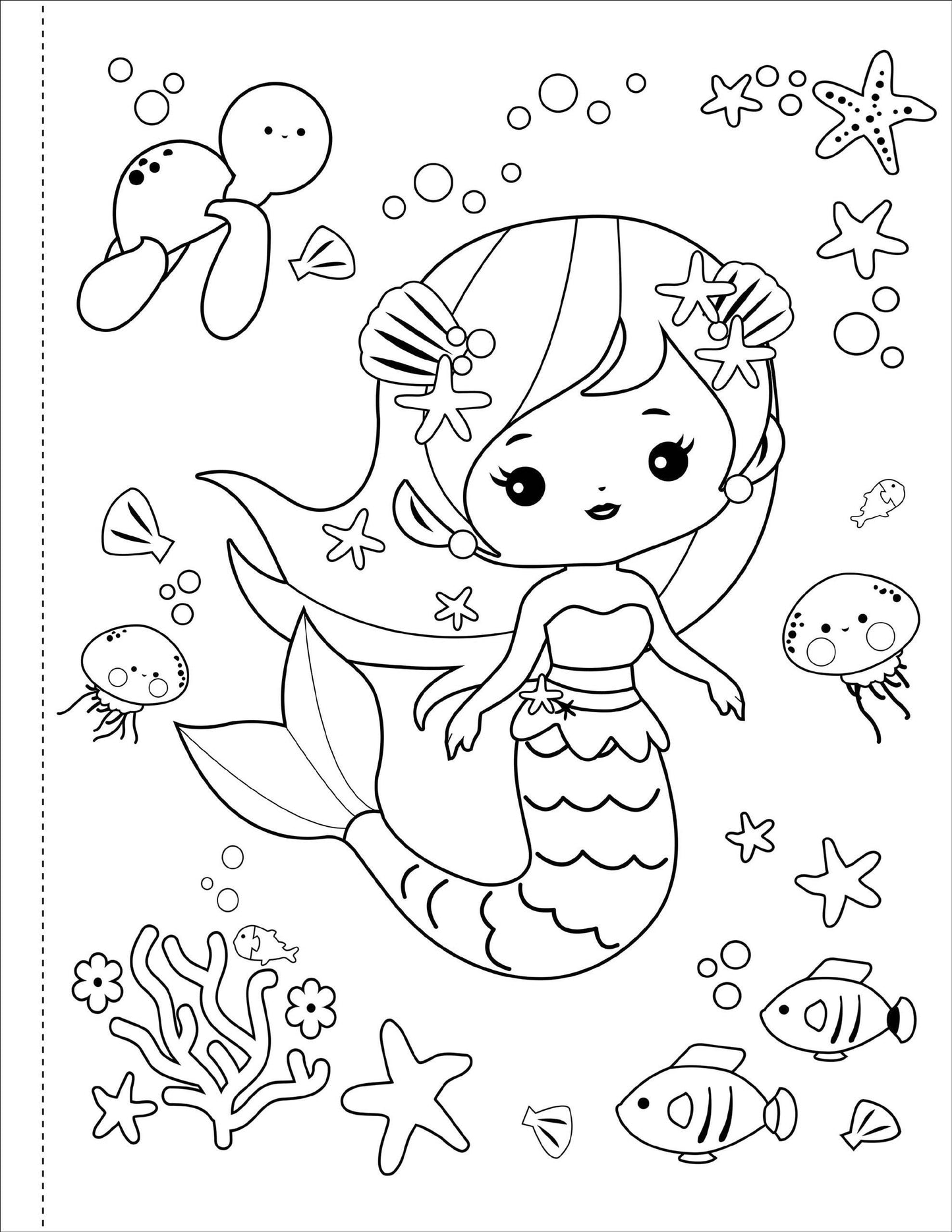 Mermaids Coloring Book!