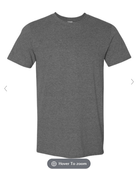 WAKAW LAKE Custom TSHIRT - Adult: Heather Dark Grey / Wakaw Lake Word Art / Small