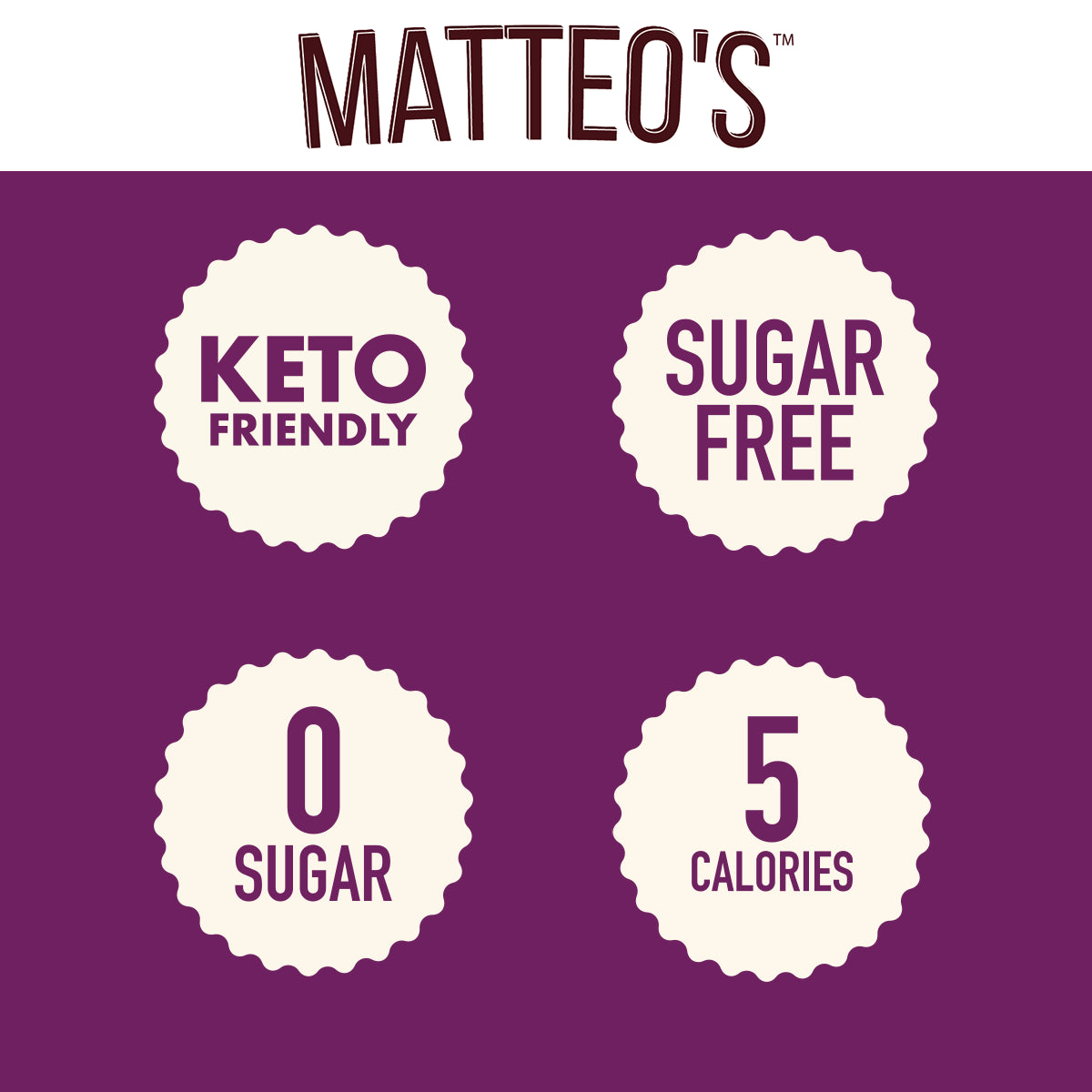 Matteo's Sugar Free Cocktail Mixes - Cosmopolitan - Delicious Cocktail Mixers, 0 Calories, 0 Sugar Cocktails, Keto Friendly Drinks: 1 Bottle
