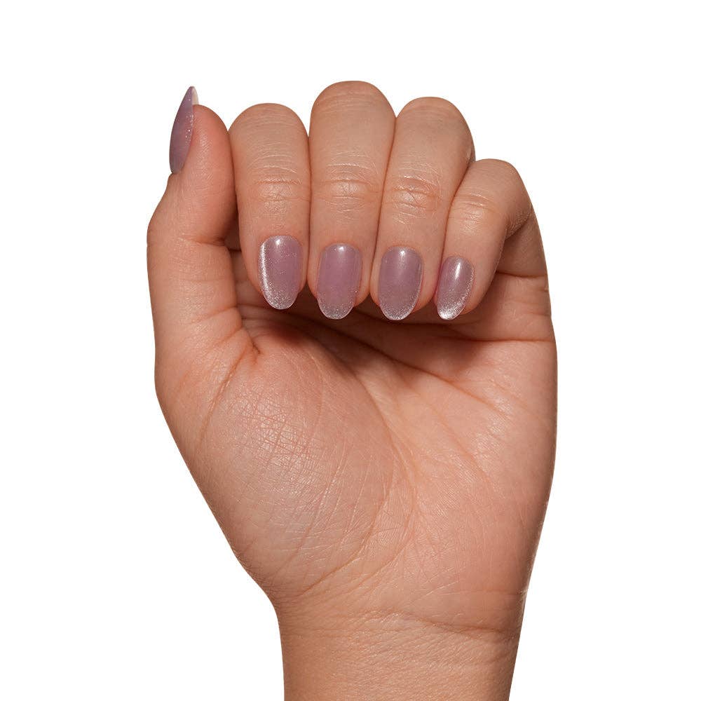 Fairy Dust Press-On Nails| Multidimensional Beige-pink shade