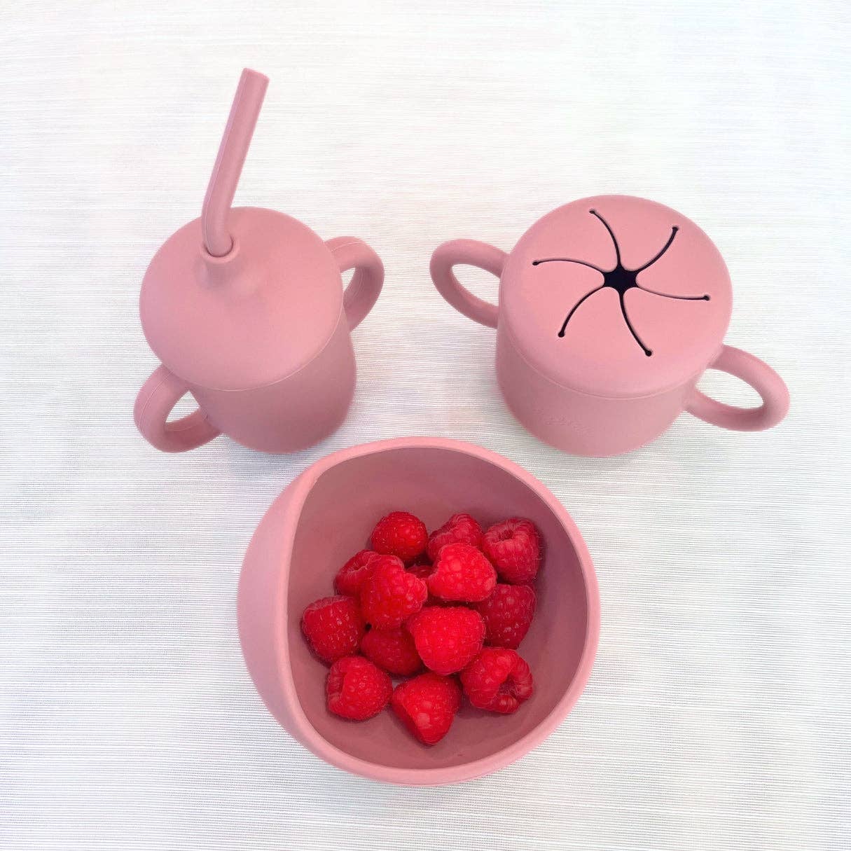 Bowl & Wooden Spoon Set - Dusty Rose: Dusty Rose