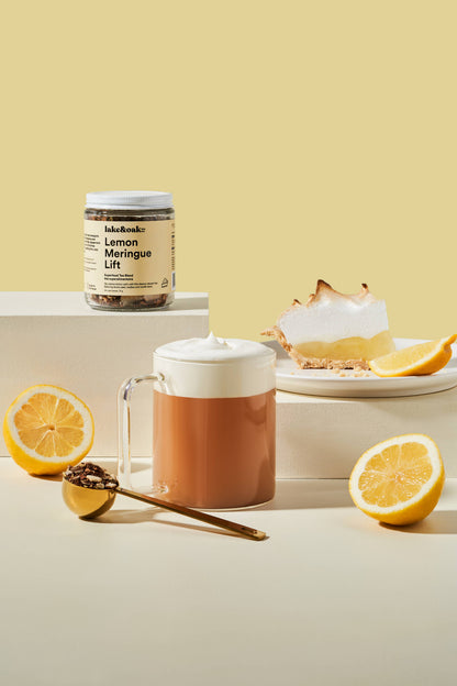 Lemon Meringue Lift - Superfood Tea Blend: Retail Glass Jar