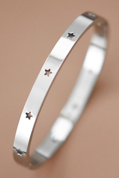 Tarnish-Resistant Waterproof Stainless Steel Bangle