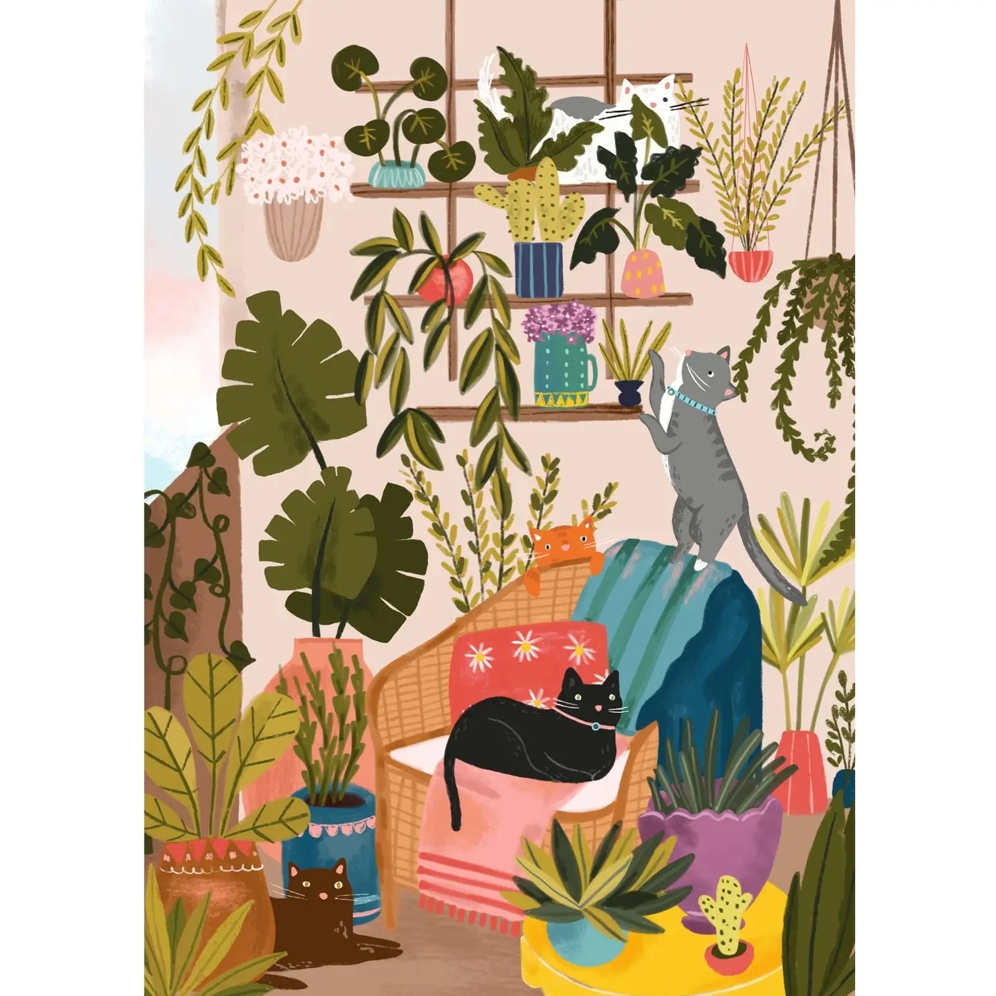 Balcony Cats | 1000-Piece Puzzle | Designed in Canada