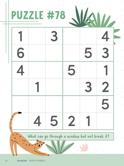 KindKids Super Sudoku - Kids' Activity Book