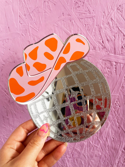 Cowgirl Disco Mini Mirror