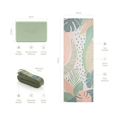 Printed Yoga Starter Kits: Palm