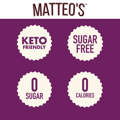 Matteo's Sugar Free Cocktail Mixes - Pina Colada - Delicious Cocktail Mixers, 0 Calories, 0 Sugar Cocktails, Keto Friendly Drinks: 1 Bottle