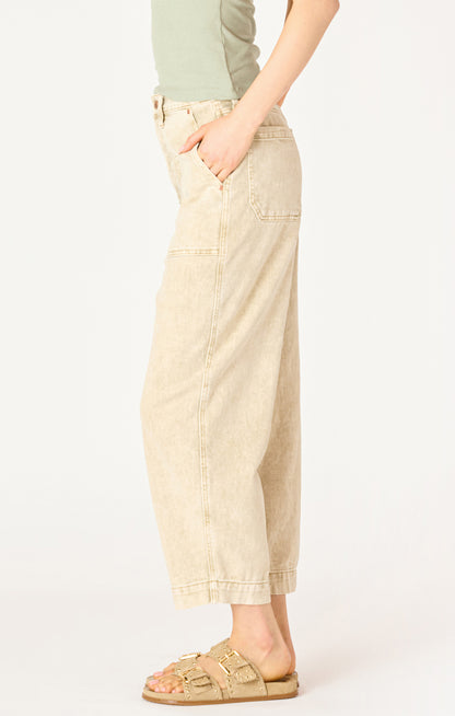 HIGH RISE STRAIGHT LEG ANKLE JEAN