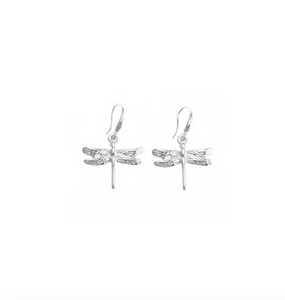 Dragonfly Silver Earrings