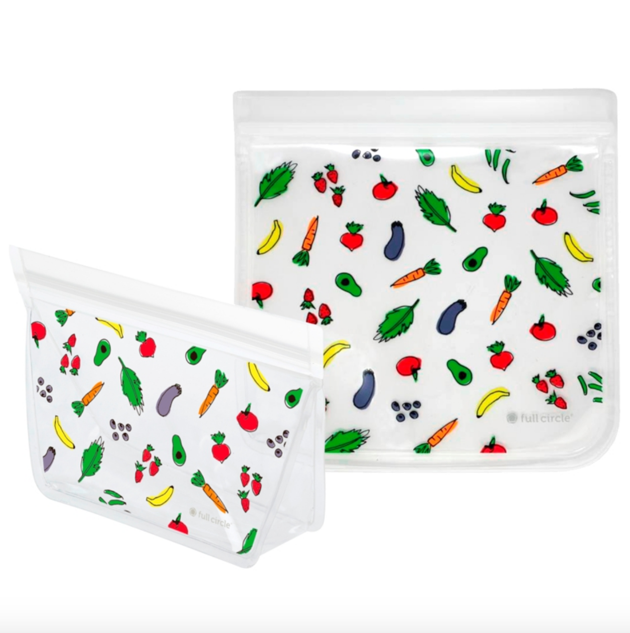 ZIPTUCK™ Reusable Lunch Bag Set - Vegetables
