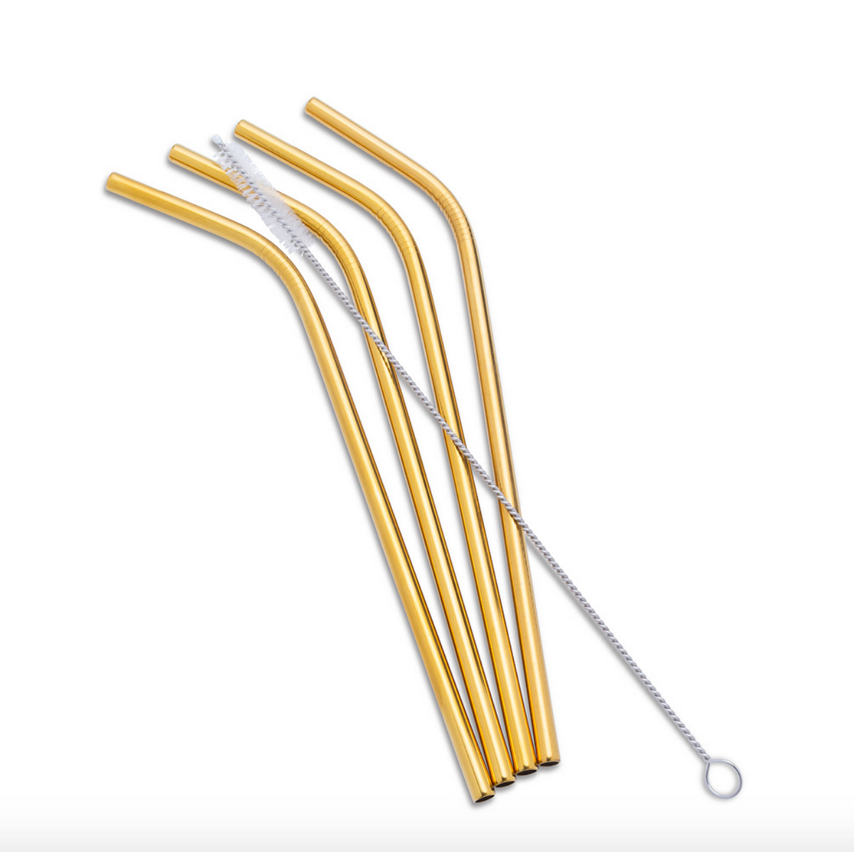 Gold Metal Straws