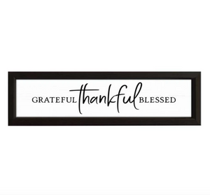 Grateful Thankful Blessed
