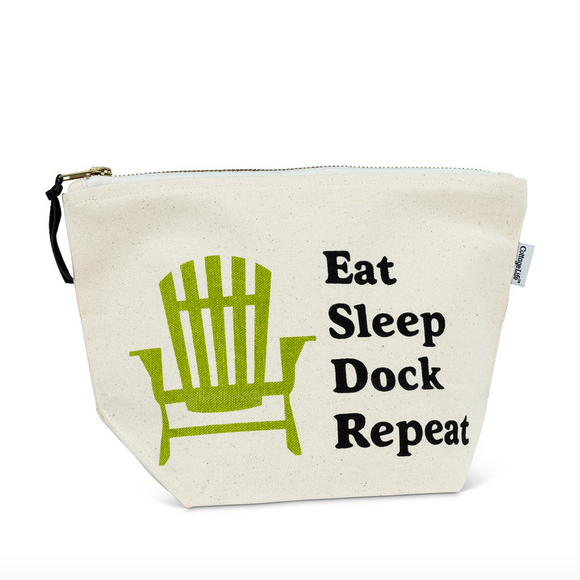 Eat Sleep Dock Repeat Pouch