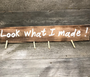 SALE/Look What I Made Sign