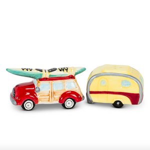 Woody Car & Camper Salt & Pepper