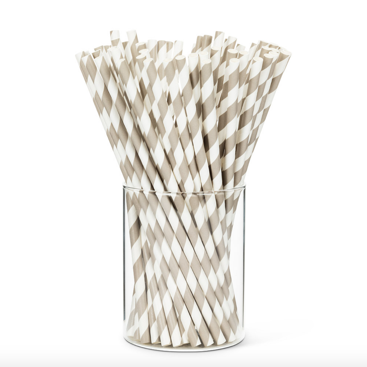 Striped Paper Straws