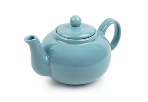 SALE: 16oz Stoneware Teapot Turquoise