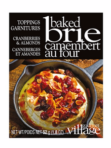 Cranberry & Almond Brie Topping