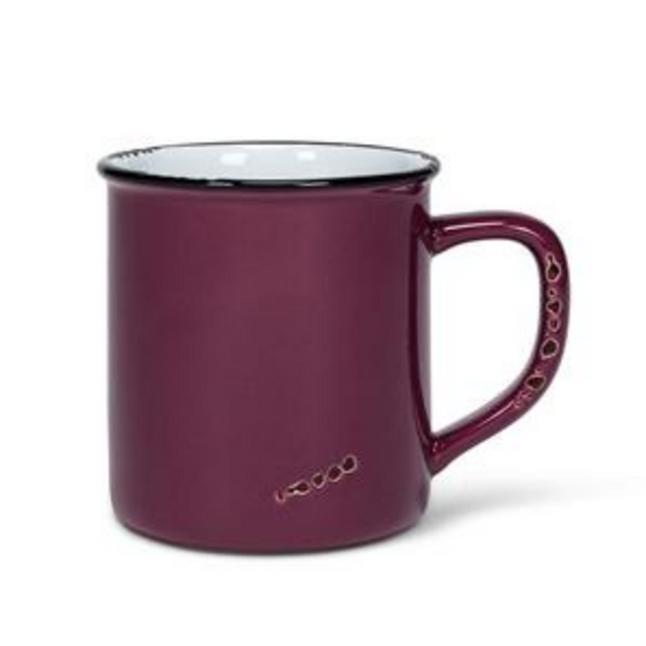 Plum Enamel Mug