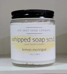 Lemon Meringue Whipped Soap Scrub