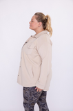 Snap-On Shacket with Pockets